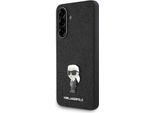 Custodia Karl Lagerfeld Logo Fisso Glitter Ikonik Spilla In Metallo Samsung Galaxy A56 Czarny