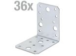 Alberts 832407 Connettore Per Negozi, Zincato Sendzimir, 90 X 90 X 65 Mm, 36Er Set
