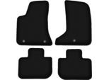 Tappetini In Velluto Per Chrysler 300C Ii (2011-, Berlina Awd) Neri, Set 4 Pz, Con Fissaggi