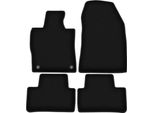 Tappetini In Velluto Per Peugeot 308 Iii (2021-, Hb/Station Wagon) Neri, Set 4 Pz, Con Fissaggi