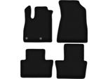 Tappetini In Velluto Per Renault Austral (2022-, Suv) Neri, Set 4 Pz, Con Fissaggi