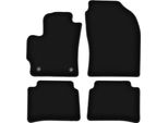 Tappetini In Velluto Per Toyota Corolla E21 (2019-, Station Wagon/Sedan) Neri, Set 4 Pz, Con Fissaggi