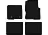 Tappetini In Velluto Per Ford F150 Xi (2003-2008, Short) Neri, Set 4 Pz, Con Fissaggi