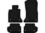 Tappetini In Velluto Per Bmw 5 F10_FL (2013-2017, Berlina) Neri, Set 4 Pz, Con Fissaggi