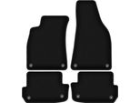 Tappetini In Velluto Per Audi A4 B6 (2002-2006, Cabriolet) Neri, Set 4 Pz, Con Fissaggi