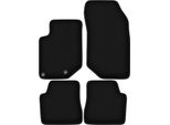 Tappetini In Velluto Per Citroen C4 X (2020-, Hatchback, Berlina) Neri, Set 4 Pz, Con Fissaggi