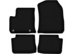 Tappetini In Velluto Per Peugeot 208 Ii Elektro (2019-, Hatchback) Neri, Set 4 Pz, Con Fissaggi