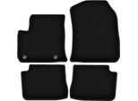 Tappetini In Velluto Per Fiat 600 Elektro (2023-, Crossover) Neri, Set 4 Pz, Con Fissaggi