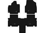 Tappetini In Velluto Per Kia EV9 (2023-, Crossover) Neri, Set 3 Pz, Con Fissaggi
