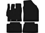 Tappetini In Velluto Per Mazda 2 Hybrid (2022-, Hatchback) Neri, Set 4 Pz, Con Fissaggi