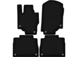 Tappetini In Velluto Per Mercedes Gle W167 (2019-, Suv) Neri, Set 4 Pz, Con Fissaggi
