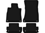 Tappetini In Velluto Per Mercedes S C217 (2014-2020, Coupé) Neri, Set 4 Pz, Con Fissaggi