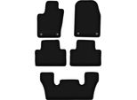 Tappetini In Velluto Per Dodge Durango Iii (2010-2020, 6 Posti) Neri, Set 5 Pz, Con Fissaggi