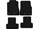 Tappetini In Velluto Per Ford Mustang MK5 Fl (2011-2014, Coupé) Neri, Set 4 Pz, Con Fissaggi