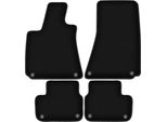 Tappetini In Velluto Per Maserati Ghibli Iii (2015-, Berlina) Neri, Set 4 Pz, Con Fissaggi