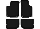 Tappetini In Velluto Per Vw Jetta Iv (1998-2005, Berlina, Station Wagon) Neri, Set 4 Pz, Con Fissaggi