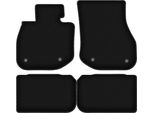 Tappetini In Velluto Per Bmw Ix1 (2022-, Crossover) Neri, Set 4 Pz, Con Fissaggi