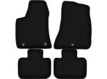 Tappetini In Velluto Per Dodge Charger Ld (2011-2020, Coupé) Neri, Set 4 Pz, Con Fissaggi