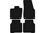 Tappetini In Velluto Per Vw ID.7 (2023-, Station Wagon, Liftback) Neri, Set 4 Pz, Con Fissaggi