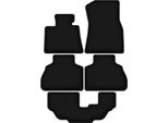 Tappetini In Velluto Per Bmw X7 G07 (2018-, 7 Posti) Neri, Set 4 Pz, Con Fissaggi