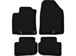 Tappetini In Velluto Per Hyundai Ioniq Electric (2016-, Crossover) Neri, Set 4 Pz, Con Fissaggi