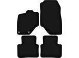 Tappetini In Velluto Per Peugeot 3008 Iii (2024-, Phev) Neri, Set 4 Pz, Con Fissaggi