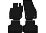 Tappetini In Velluto Per Vw Tiguan Iii (2024-, Suv) Neri, Set 4 Pz, Con Fissaggi