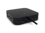USB-C Dual Display Docking Station, Dockingstation Schwarz, Power Delivery, USB-C, Displayport