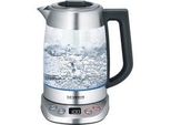 Glas Tee-/Wasserkocher Deluxe Wk 3480 Edelstahl/Transparent, 1,7 Liter