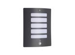 Brilliant Lampe Todd AußEnwandleuchte Bewegungsmelder Anthrazit 1X A60, E27, 60W, Geeignet FüR Normallampen (Nicht Enthalten) Ip-Schutzart: 44 - SpritzwassergeschüTzt
