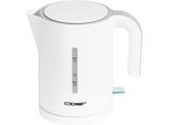 Cloer 4121 - Wasserkocher - 1.2 Liter - 2000 W - Weiß