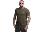 Yakuza Herren Maglietta Tinta Unita Regular Basic, Grape Leaf, Xxl