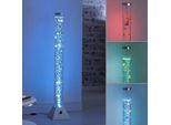 Wassersäule Ava mit LEDs und Fischen, Höhe 120cm