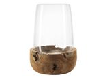Leonardo Lanterna Con Base In Teak 45 Cm Terra L084416