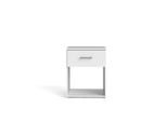 Comodino Spell 1 Cassetto E 1 Ripiano Bianco.