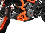 Protezione Motore Zieger Compatibile Con Ktm 390 Duke Nero / Arancio