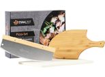 Mahlzeit Set Da 3 Pezzi Per Pizza | 40 X 30 Cm | Pietra Per Pizza Con Pala E Coltello