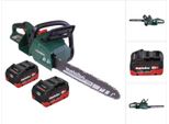 Metabo Ms 36-18 Ltx Bl 40 36 V ( 2X 18 V ) 40 Cm 22 M/S Trimmer A Batteria Senza Spazzole + 2X 8,0 Ah Batteria - Senza Caricabatterie