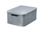 Curver Basket M Con Coperchio 18L /Grigio Chiaro