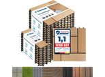 Piastrelle Wpc Piastrelle Per Terrazze Piastrelle Per Balconi Piastrelle Resistenti Alle Intemperie Classic Teak 30 X 30 Cm 22 Pezzi (2M²)