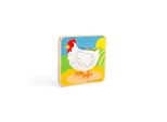 Puzzle Bigjigs Toys Ciclo Di Vita Di Una Gallina