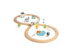 Bigjigs Toys Binario Del Treno In Legno Della Foresta