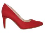 Clarks Laina Rae 2 Decolletè Donna In Pelle Nabuk Rossa Con Tacco A Spillo 35,5