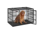 FEANDREA Hundekäfig Hundebox für mittelgroße und große Hunde 1,22 m, 75 cm, 80 cm