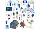 Umu® Set Veterinario In Legno Per Bambini 37 Pezzi - Giocattoli Per Piccoli Veterinari Di 2, 3, 4, 5 Anni