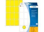 Herma 2451 Herma Vielzweck-Etiketten, 25 X 40 Mm, Gelb, GroßPackung