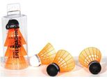 Vicfun 3 Speed Badminton Balls Shock Tube Arancione | Badminton Ball Balls Shuttlecock Plastic Ball Feather