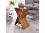 Finebuy Tavolino A X 43X60X30 Cm Tavolino In Legno Massiccio Di Sheesham Tavolino Da Salotto Tavolino In Legno Massiccio Piccolo Da Salotto Tavolino Da Divano In Vero Legno