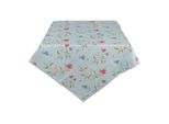 Tovaglia Clayre & Eef 150X250 Cm Blu Verde Cotone Fiori