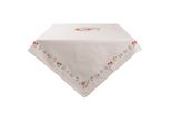 Tovaglia Clayre & Eef 150X250 Cm Beige Cotone Roses